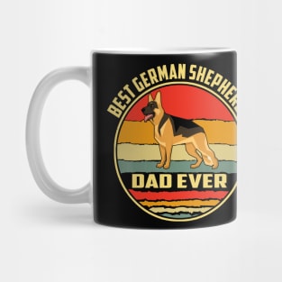 Best German Shepherd Dad Ever Vintage Mug